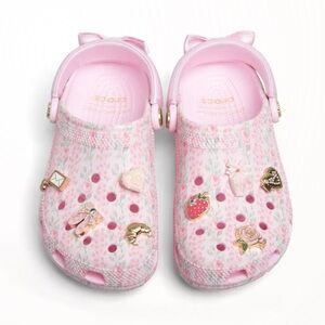 LoveShackFancy Crocs with Charms W9